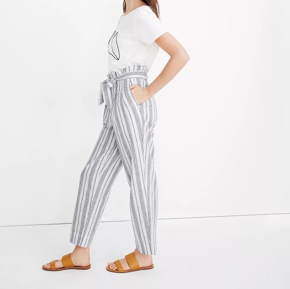 Madewell Paperbag Pants - Picture 2 of 6